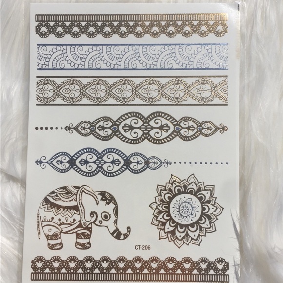 Gold and Silver Flash Tattoos - Picture 2 of 4